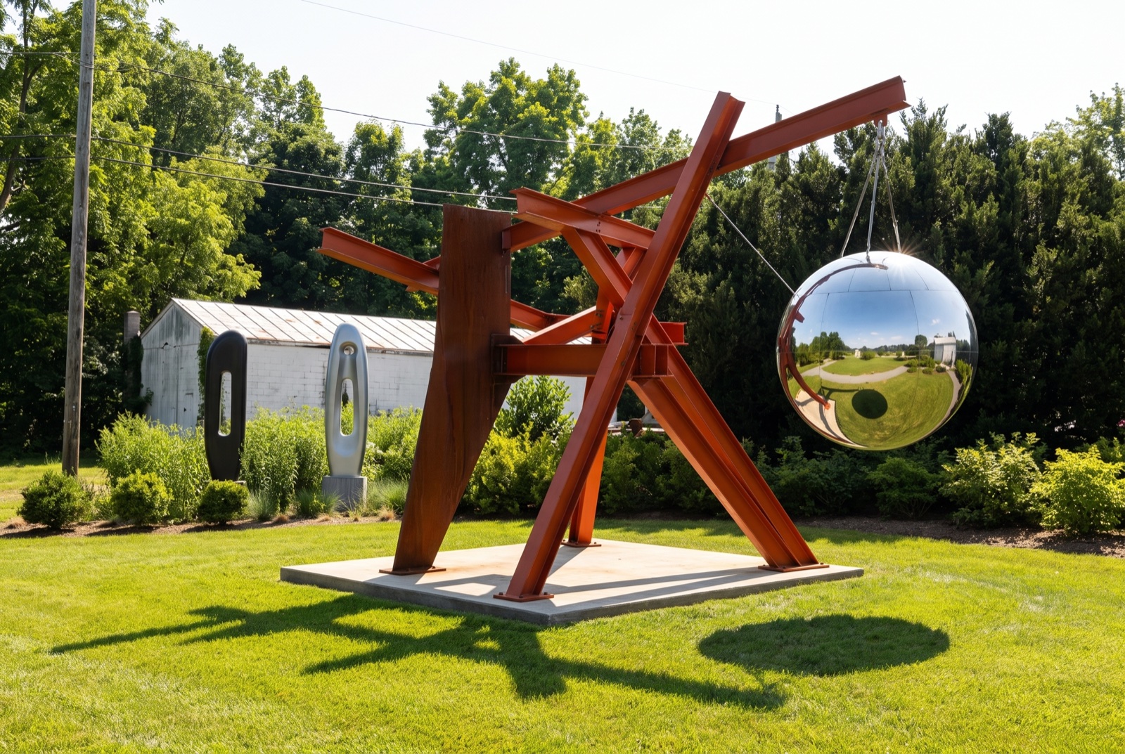 Proposed 22-foot central sculpture, concept rendering